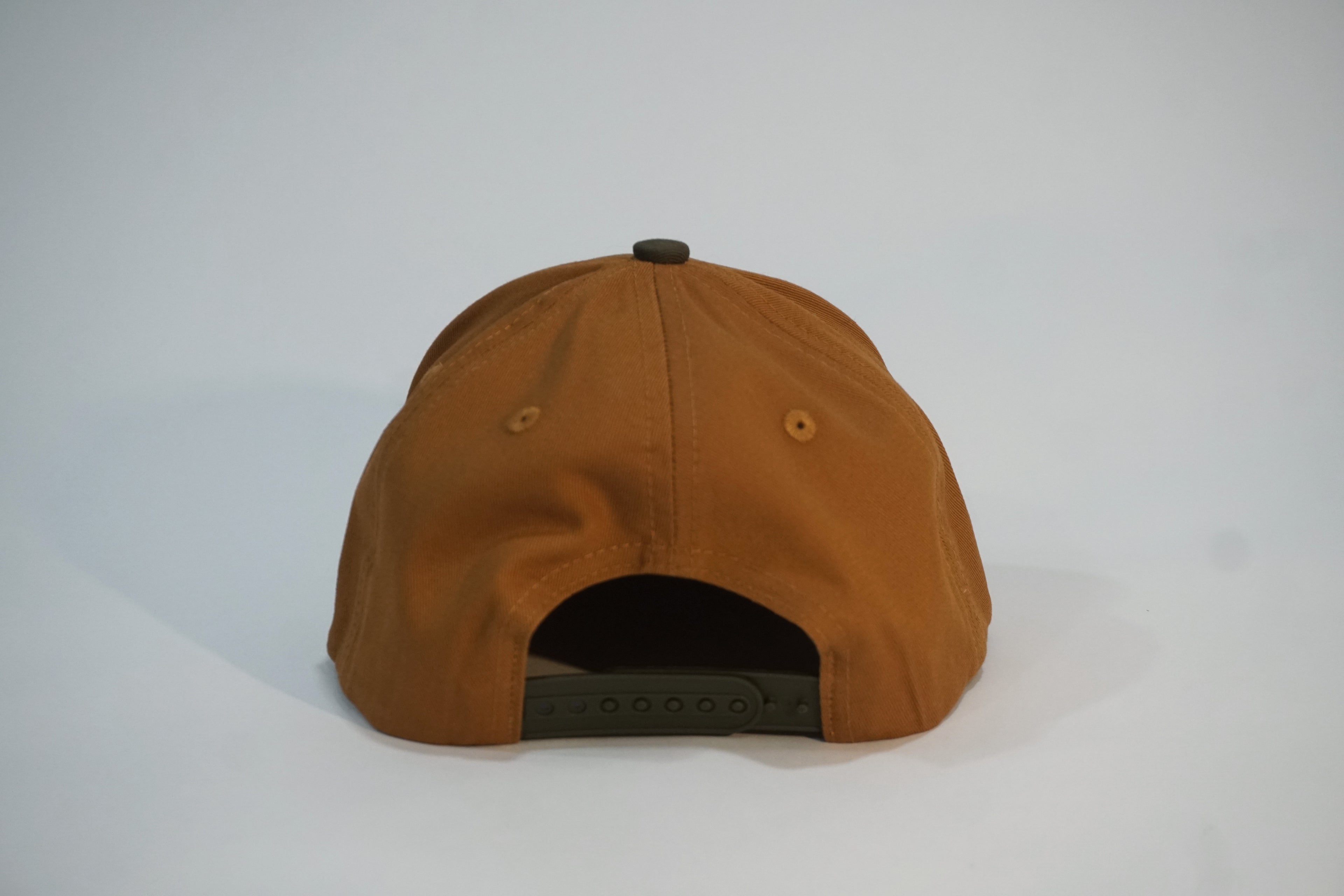 Burnt Orange/Olive Green Duck Hat