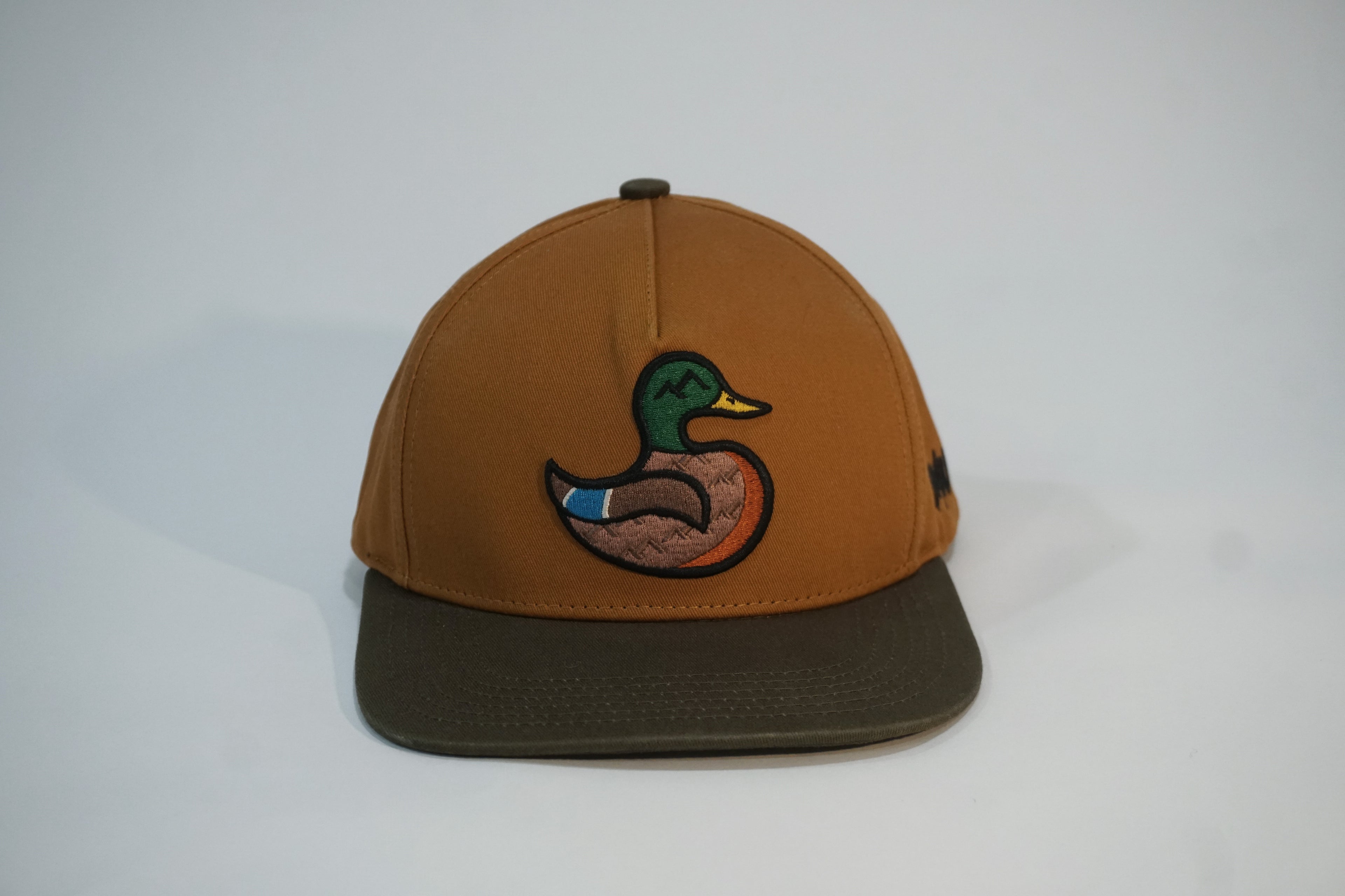 Burnt Orange/Olive Green Duck Hat