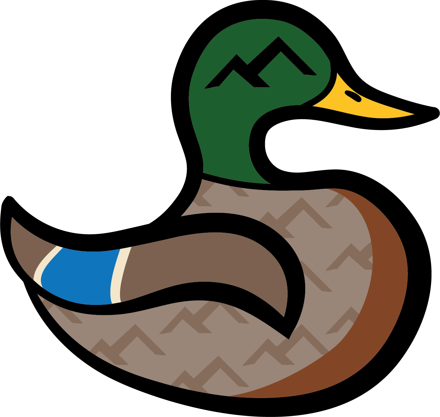 Scrolling duck